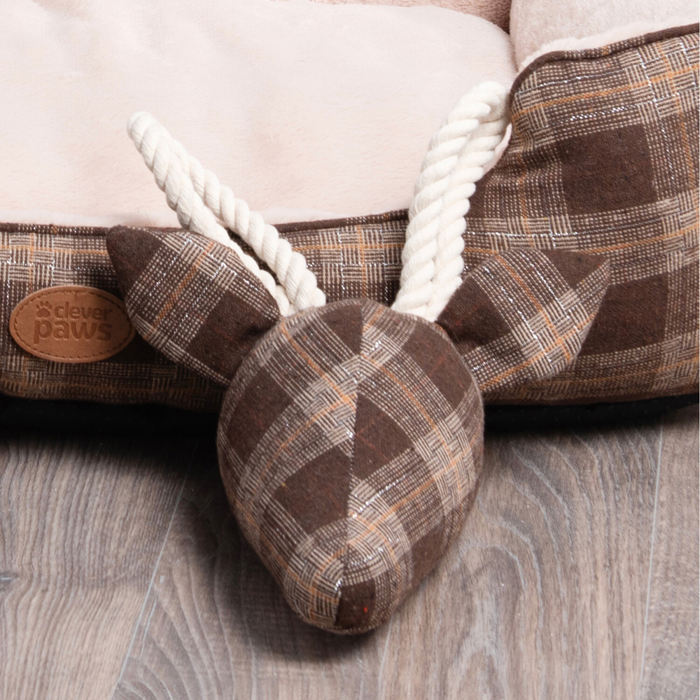 Heritage Stag Dog Toy Brown Image 5