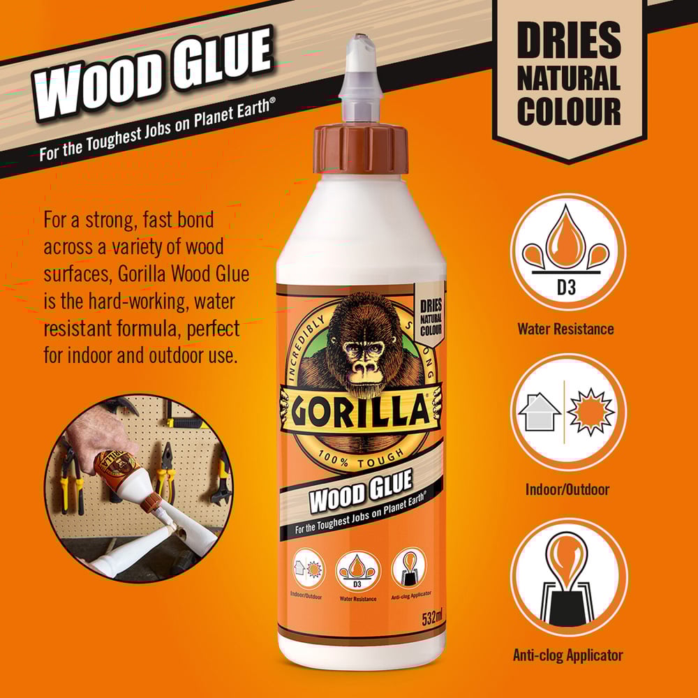 Gorilla Wood Glue 118ml Image 2