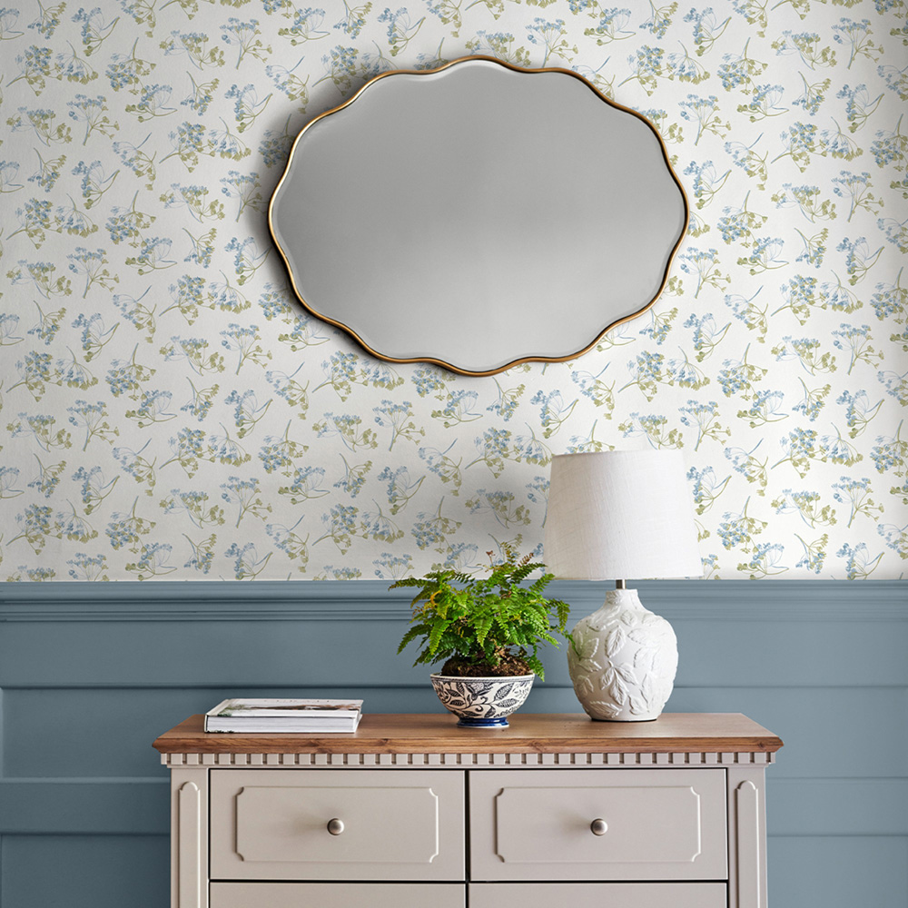 Laura Ashley Avonbury Hedgerow Green Wallpaper Image 3