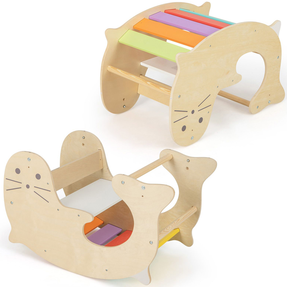 Costway Multicolour 3 in 1 Climbing Toy Set Image 2