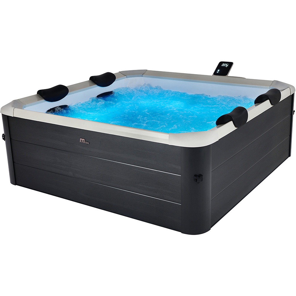 MSpa Oslo Aero Plus 4 Person Grey Inflatable Hot Tub with Smart App Control Image 3