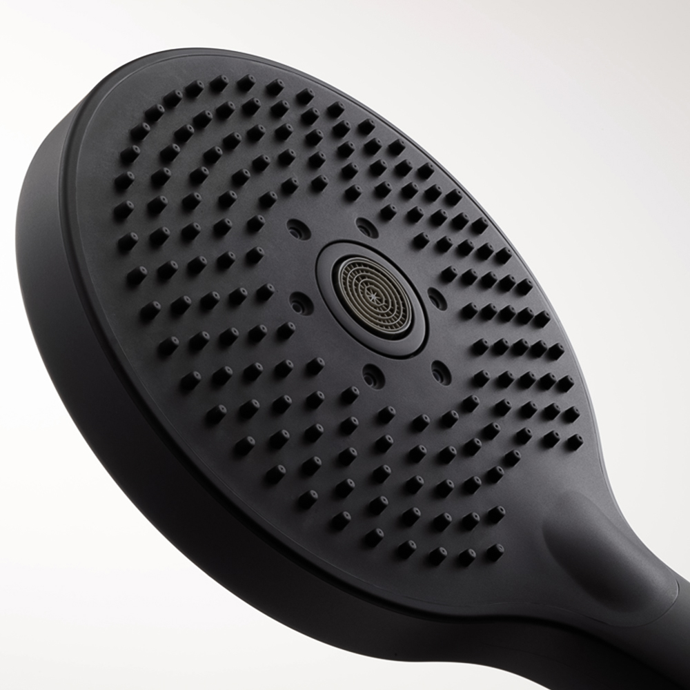 Duravit D120 Black 3 Jet Spray Function Click Hand Shower Image 5