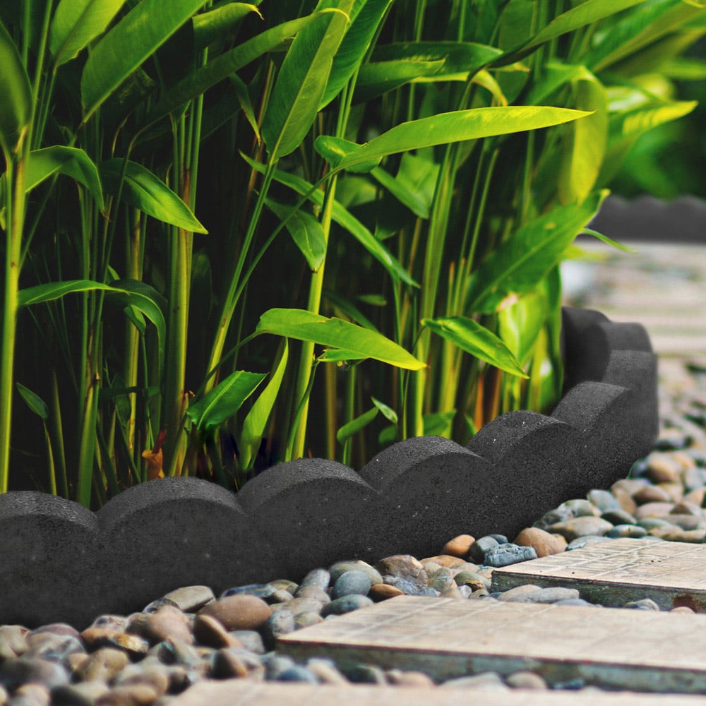Nicoman Grey Scallop Edge Garden Border 1.2m 2 Pack Image 5