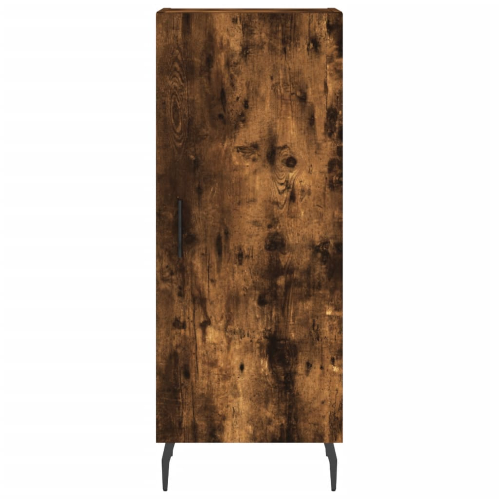 vidaXL 2 Door Smoked Oak Highboard Image 8