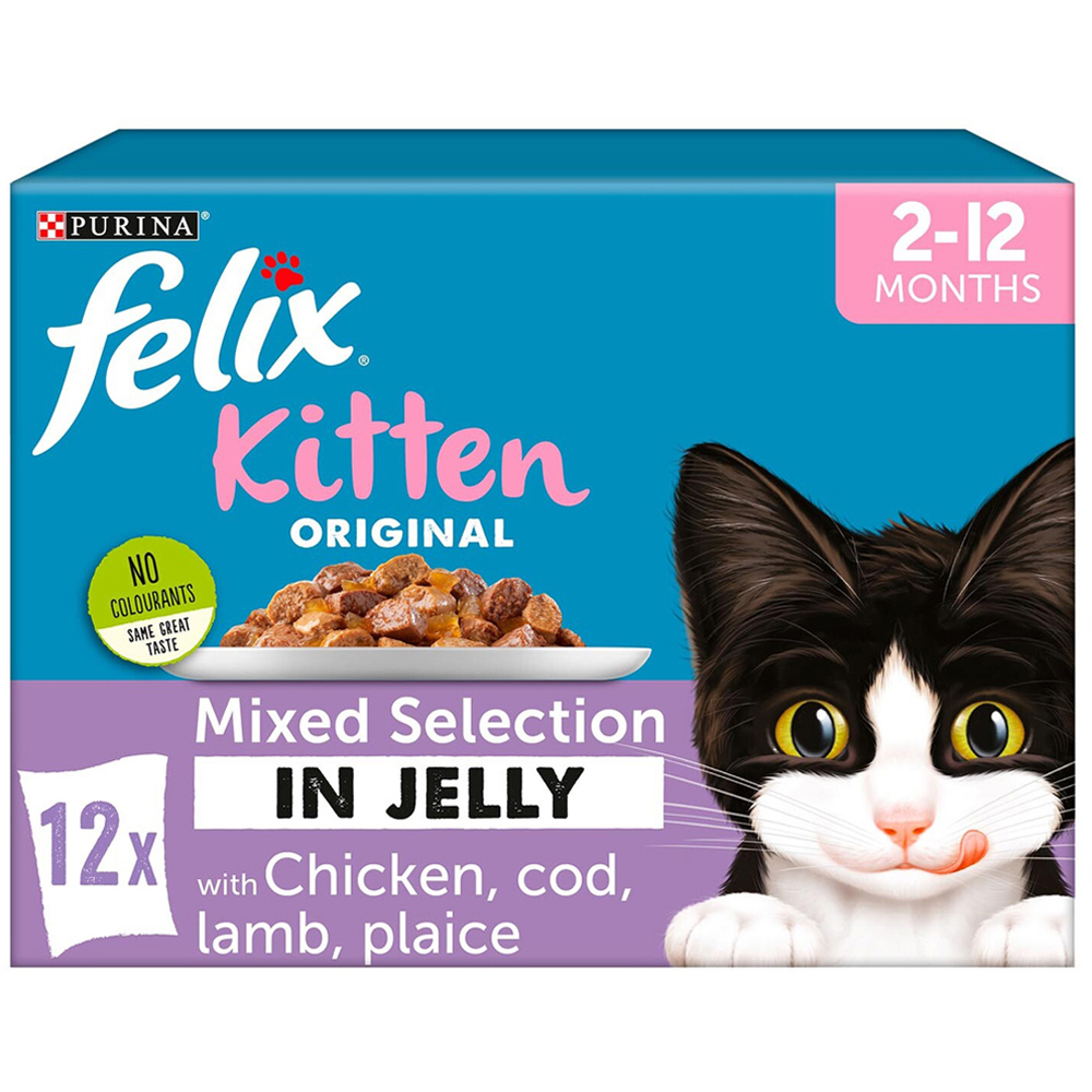 Felix Mixed Selection in Jelly Wet Cat Food 12 Pack Image 1