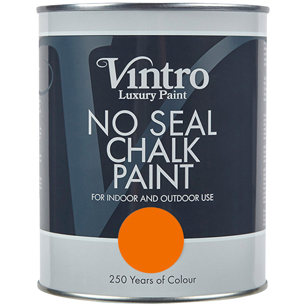 Vintro Paint Deep Saffron No Seal Chalk Paint 1L Image 2