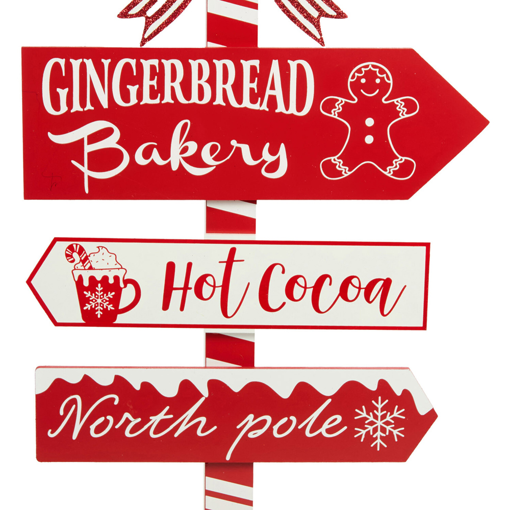 Candy Cane Bakery Lane Sign Image 5