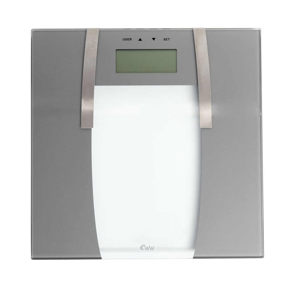 Weight Watchers Ultra Slim Body Analyser Glass Scales Image 1