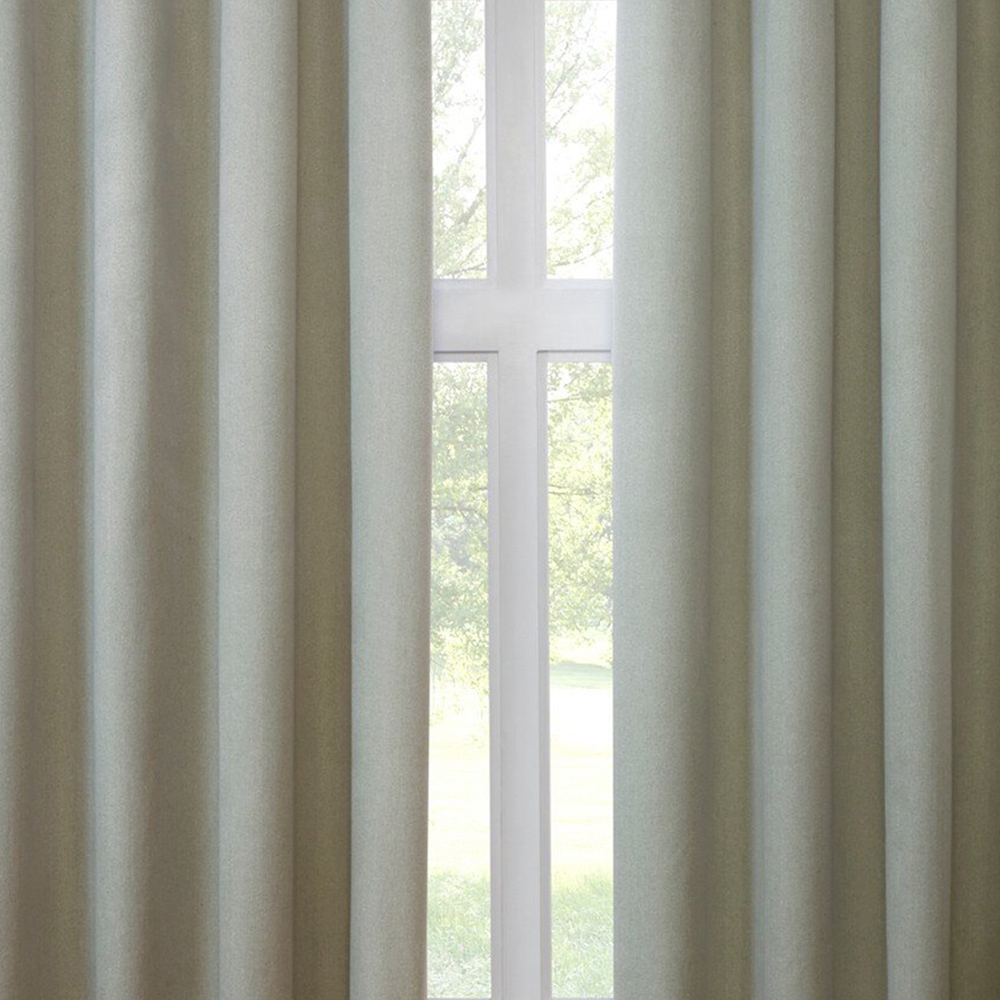 Linden Washable Blackout CurtainGreen229cm Image 4