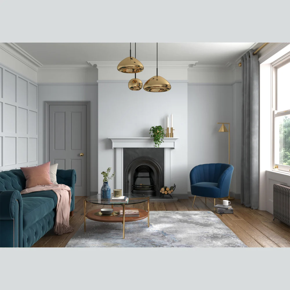 Dulux Heritage Walls and Ceilings Lead White Velvet Matt Emulsion Paint 1L Image 4