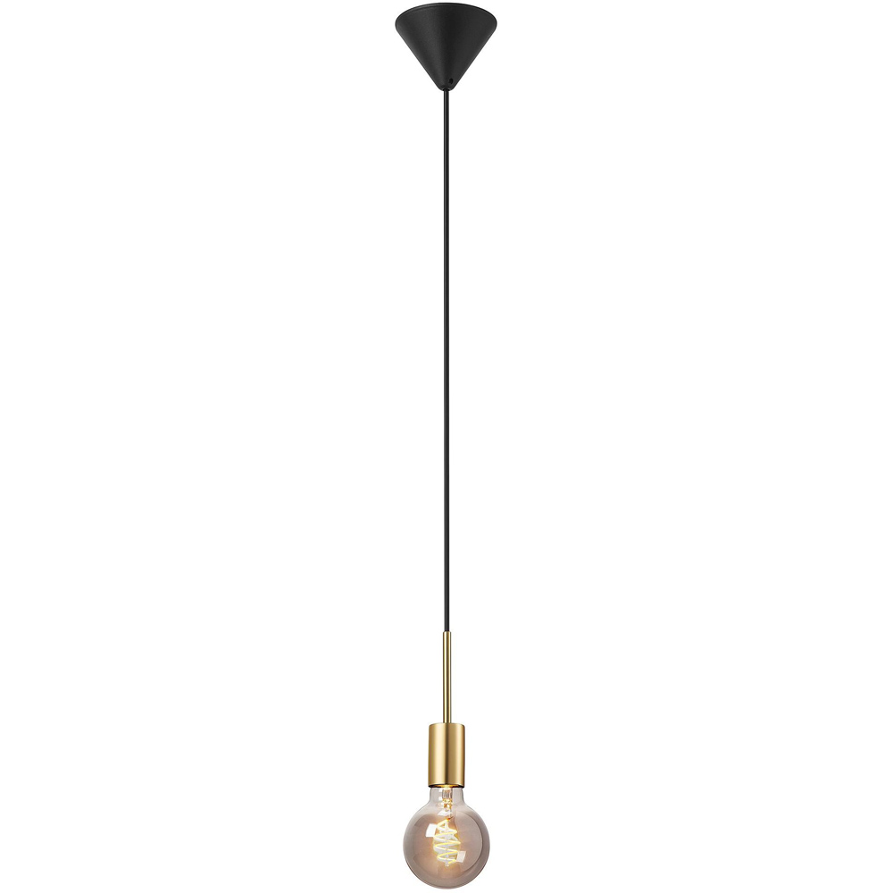 Nordlux Paco E27 Brass Metal Pendant Kit Image 5