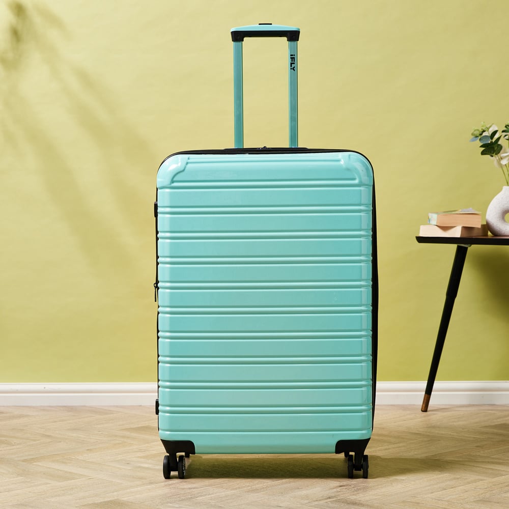 iFLY 3 Piece Green Fibertech Hard Shell Spinner Travel Luggage Set Image 7