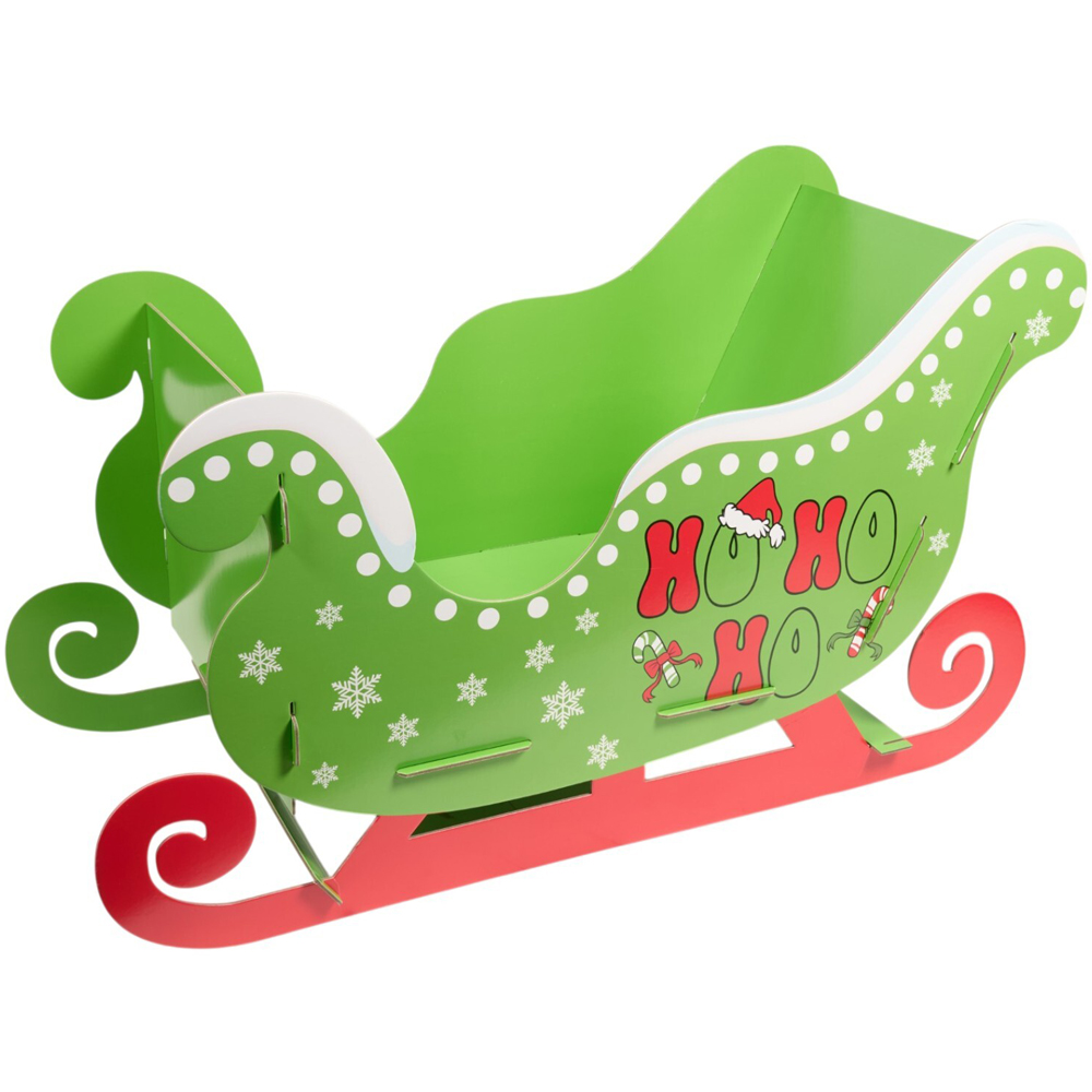 Present Sleigh Hamper Bright Green Image 4