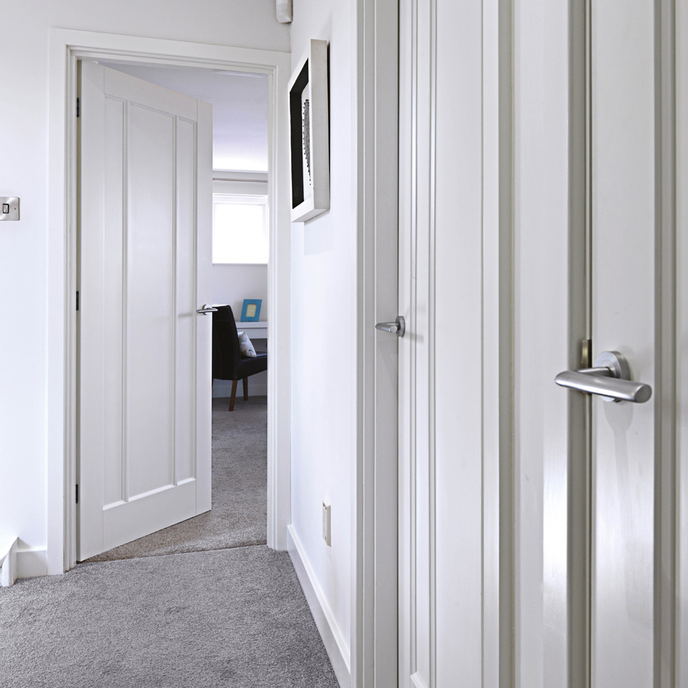 JB Kind Jamaica White Primed FD30 Internal Door 1981 x 838mm Image 2