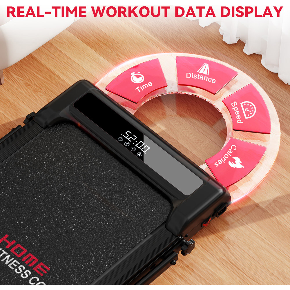 Rattrix Z3 Black Manual Incline Foldable Treadmill Image 5