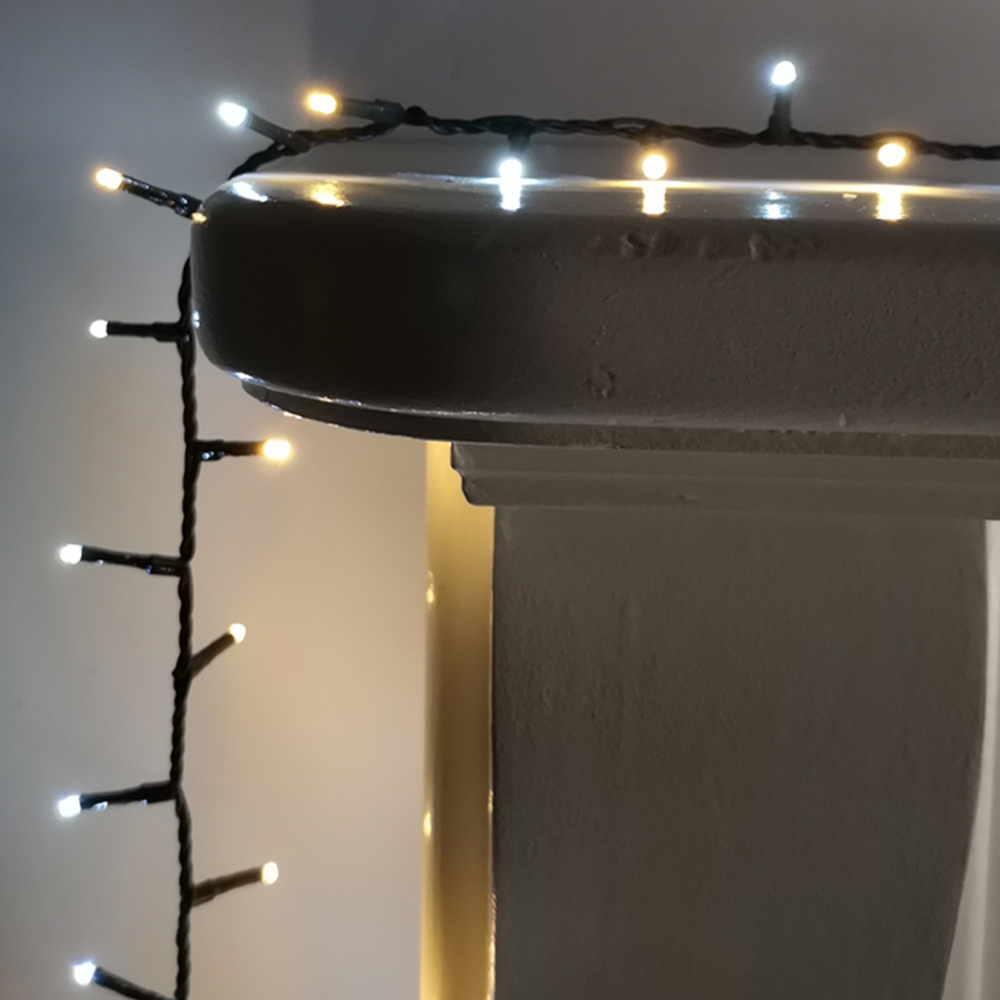 Samuel Alexander 400 Cool and Warm White LED Multifunction String Lights with Timer Image 2