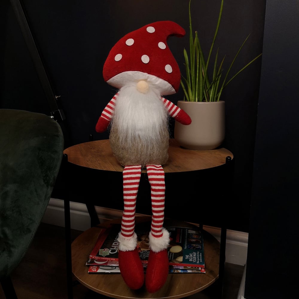 Samuel Alexander Red Stripey Plush Sitting Boy Gonk Christmas Decoration 53cm Image 2