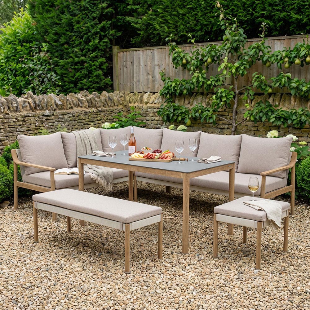 Newmarket Corner Sofa Set - Cream Image 5