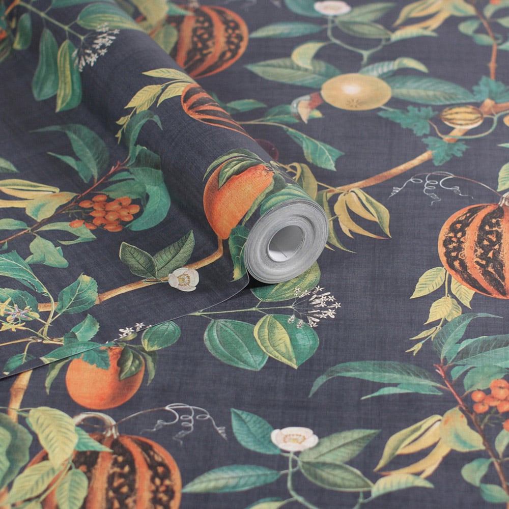 Esselle Home Tropic House Navy Wallpaper Image 2