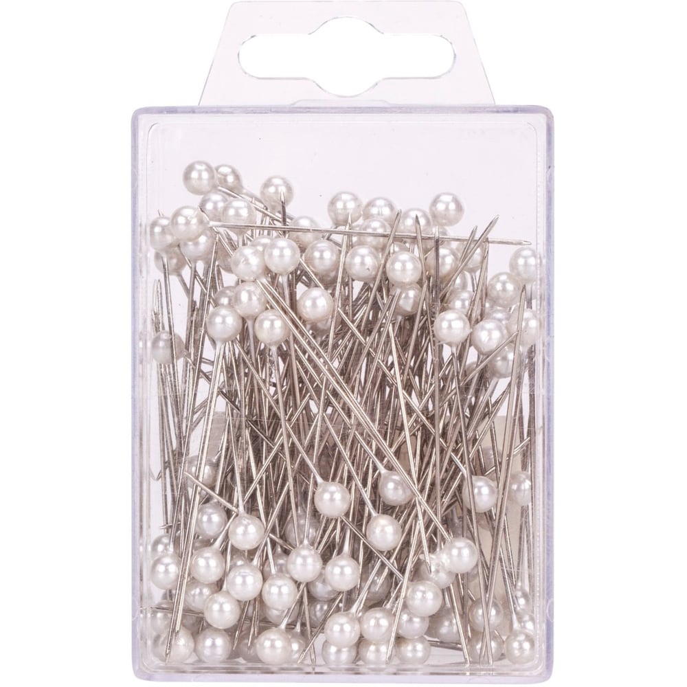 Oasis Floral Pearl Pins - White Image 1