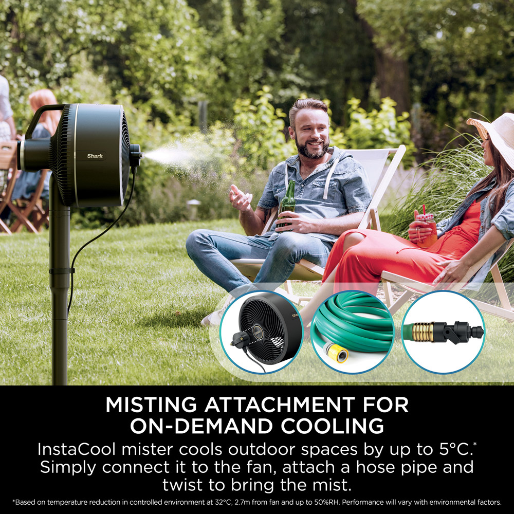 Shark FlexBreeze FA220UK 12 in 1 Portable High Velocity Hybrid Cordless and Corded Fan Image 6