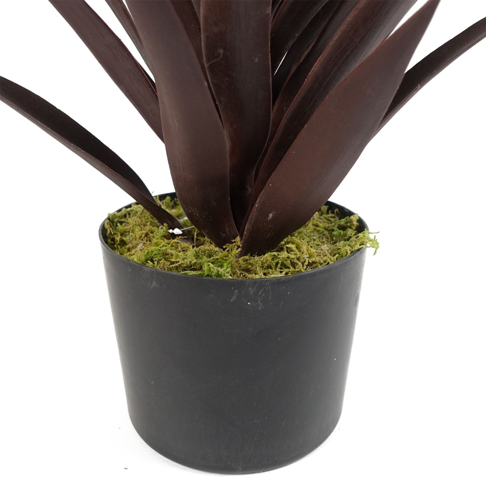 Botanik Dark Red Yukka Artificial Plant in Pot 3ft Image 3
