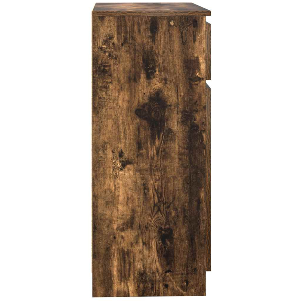 vidaXL 2 Door Single Drawer 3 Shelf Sonoma Oak Sideboard Image 6