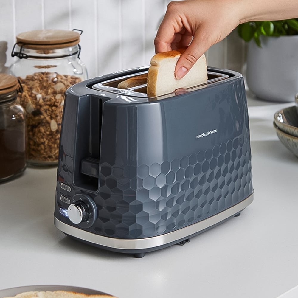 Morphy Richards Hive 220033 Grey 2 Slice Toaster Image 7