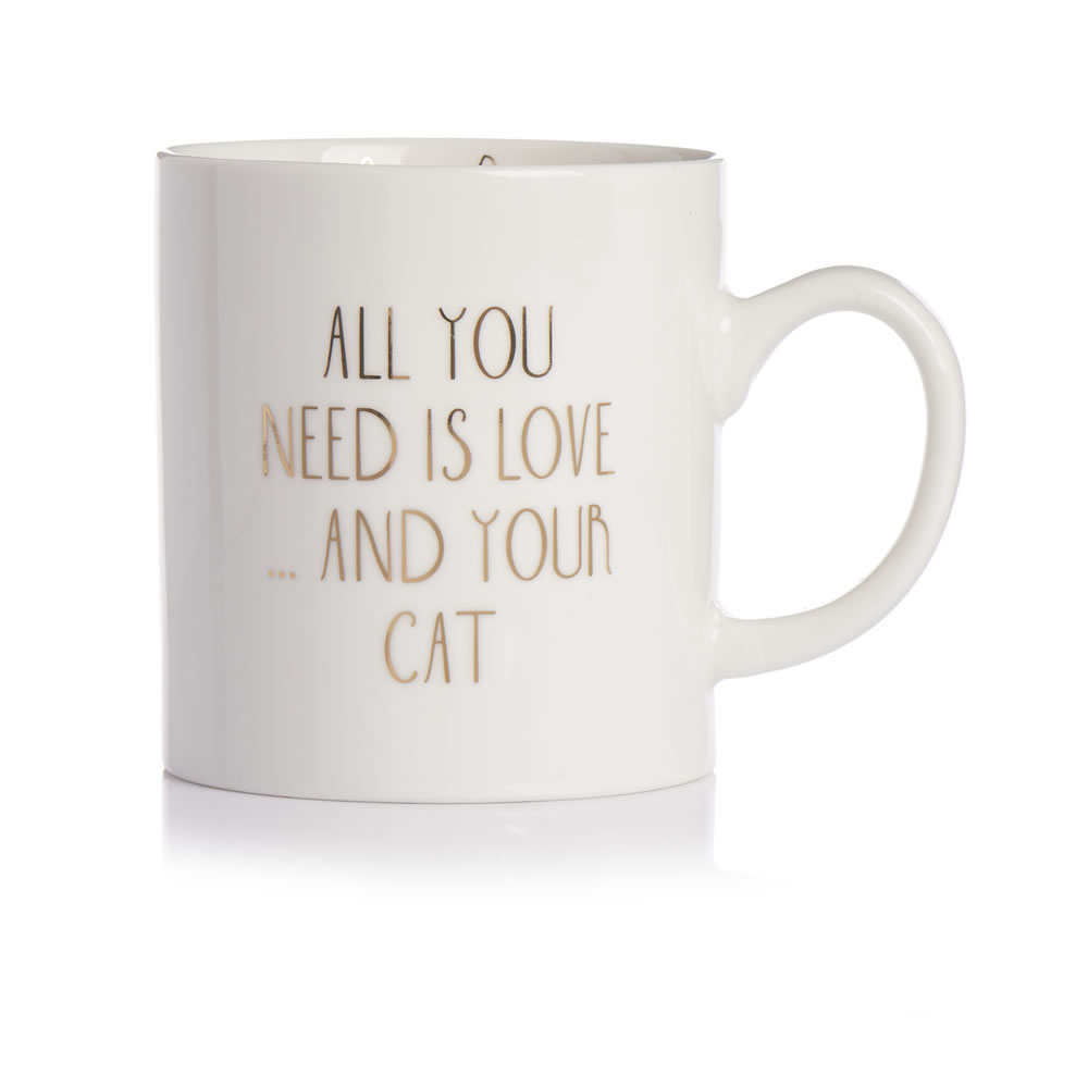 Wilko Cat Design Mug Image 1