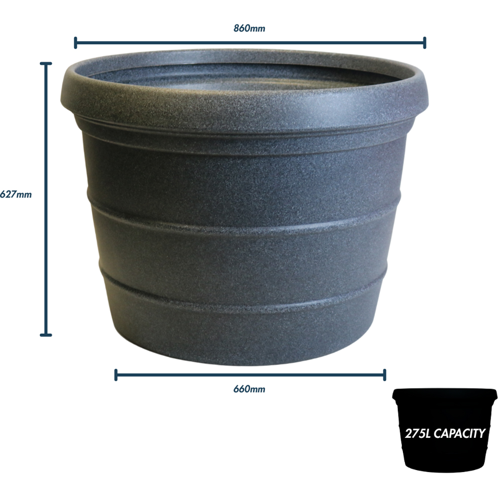 Trifibre Kesington Granite Planter 62 x 66cm Image 7