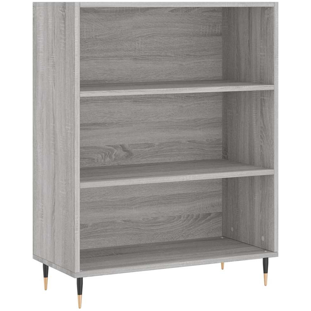 vidaXL 2 Door 3 Shelf Grey Sonoma Highboard Image 7