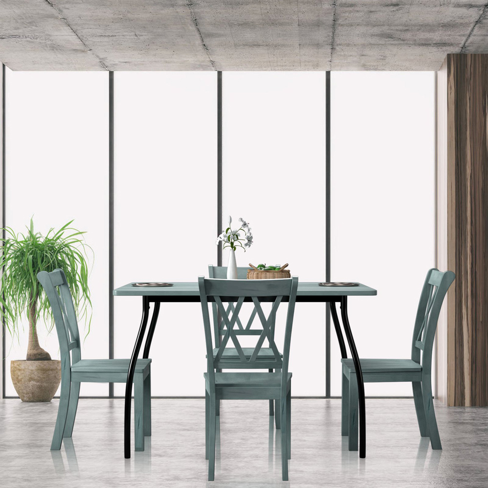 Costway Set of 2 Wooden Dining Chair Image 6