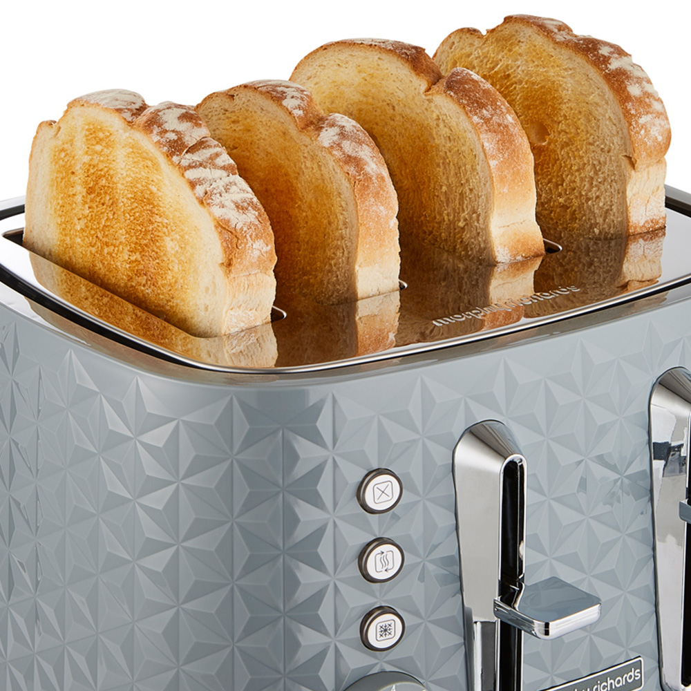Morphy Richards Vector Grey 4 Slice Toaster Image 2