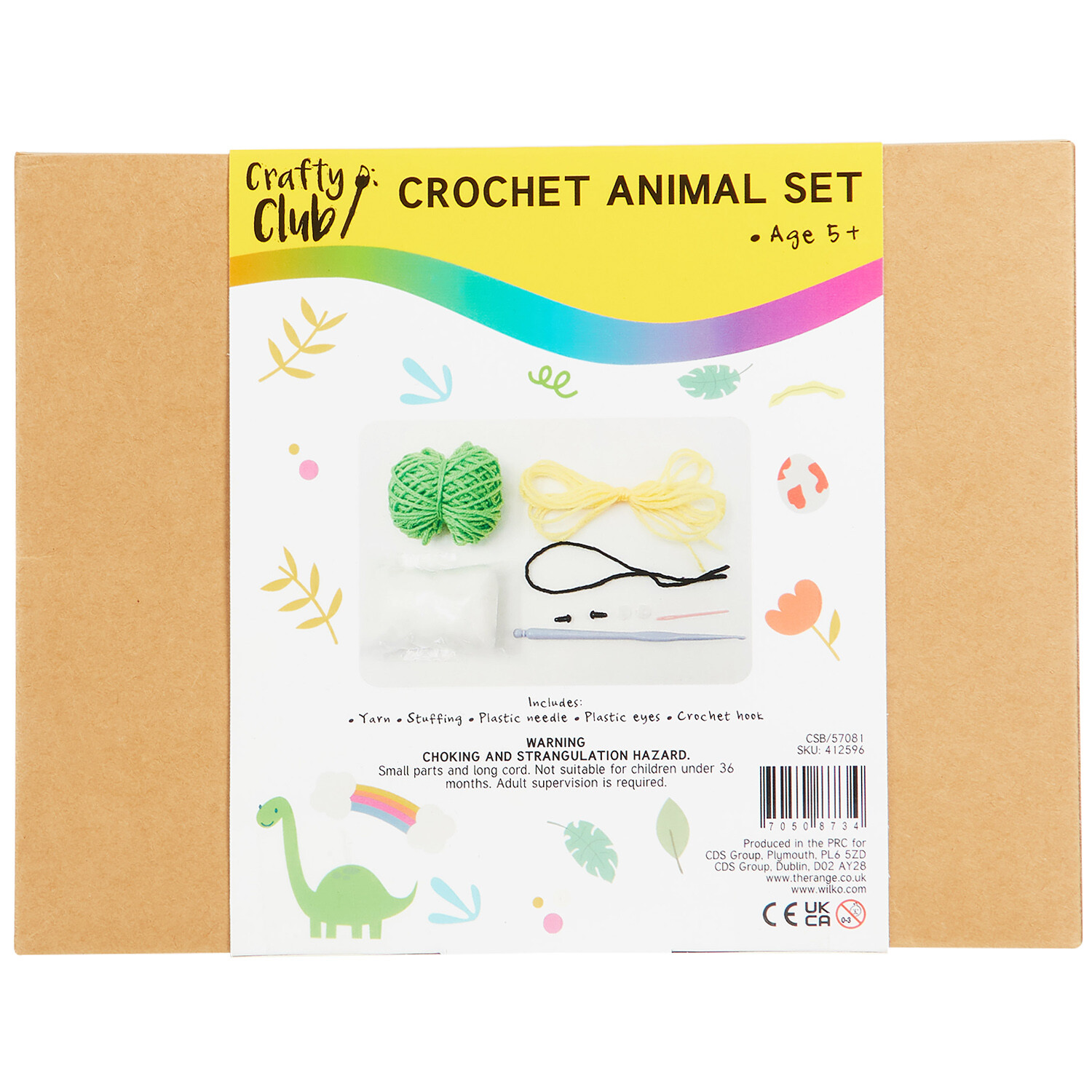 Crochet Animal Set - Multicolour Image 9