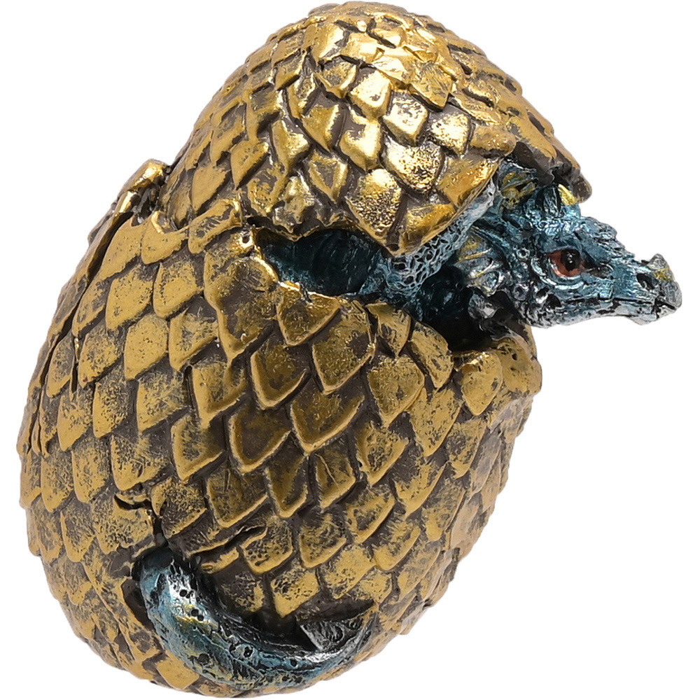 Hocus Pocus Halloween Golden Orion Dragon Egg Figurine Image 3