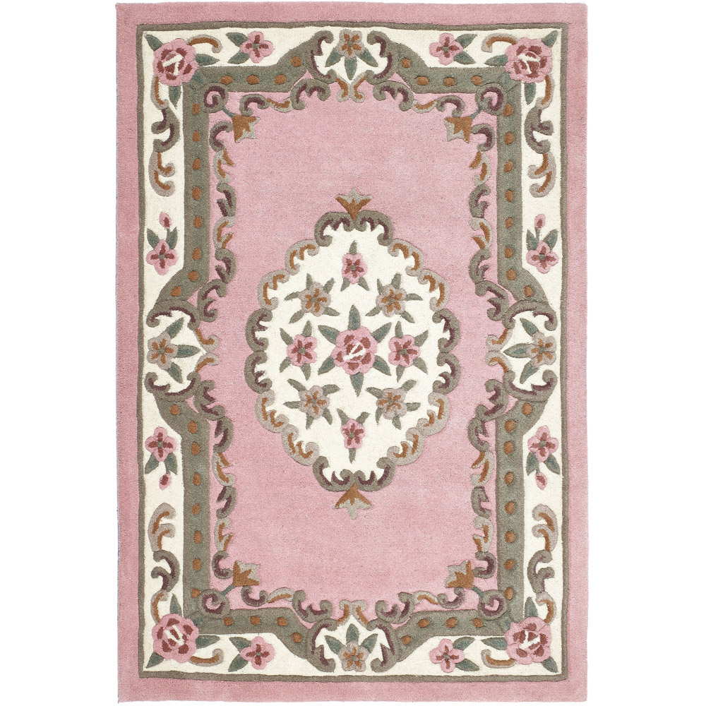 Origins Shensi Pink Wool Rug 75 x 150cm Image 1