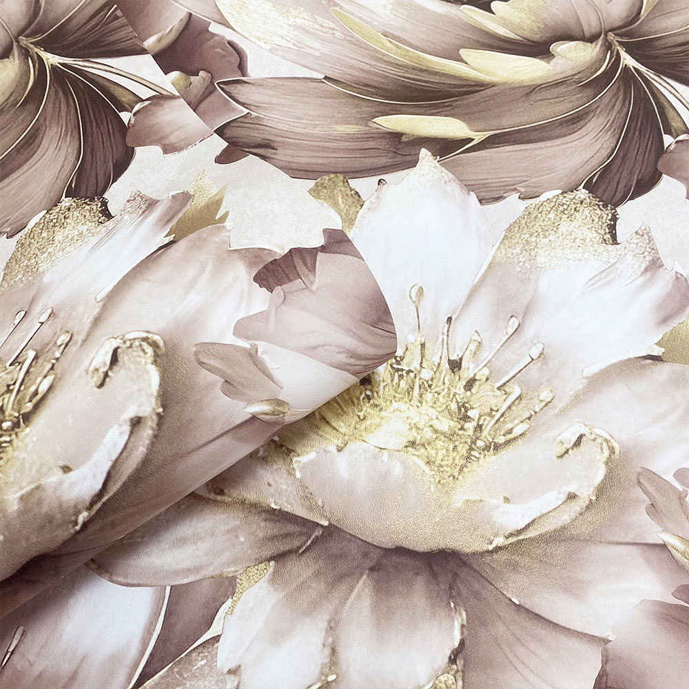 Muriva Aminah Floral Blush Wallpaper Image 2