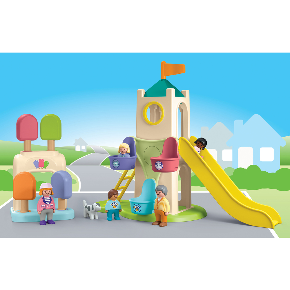Playmobil Junior Adventure Tower with Ice Cream Booth Playset Image 9