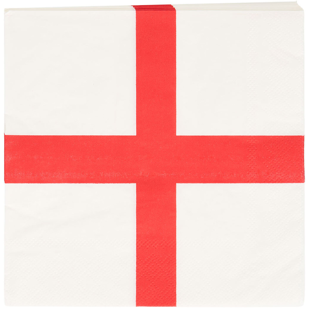 Pack of 20 World Cup 2026 England Napkins Image 2
