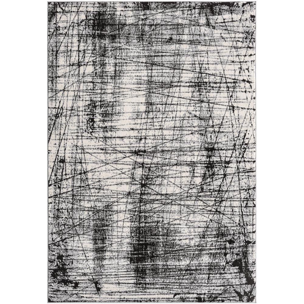 Desire Rugs Obsidian Grey Oblique Abstract Rug 160 x 230cm Image 1