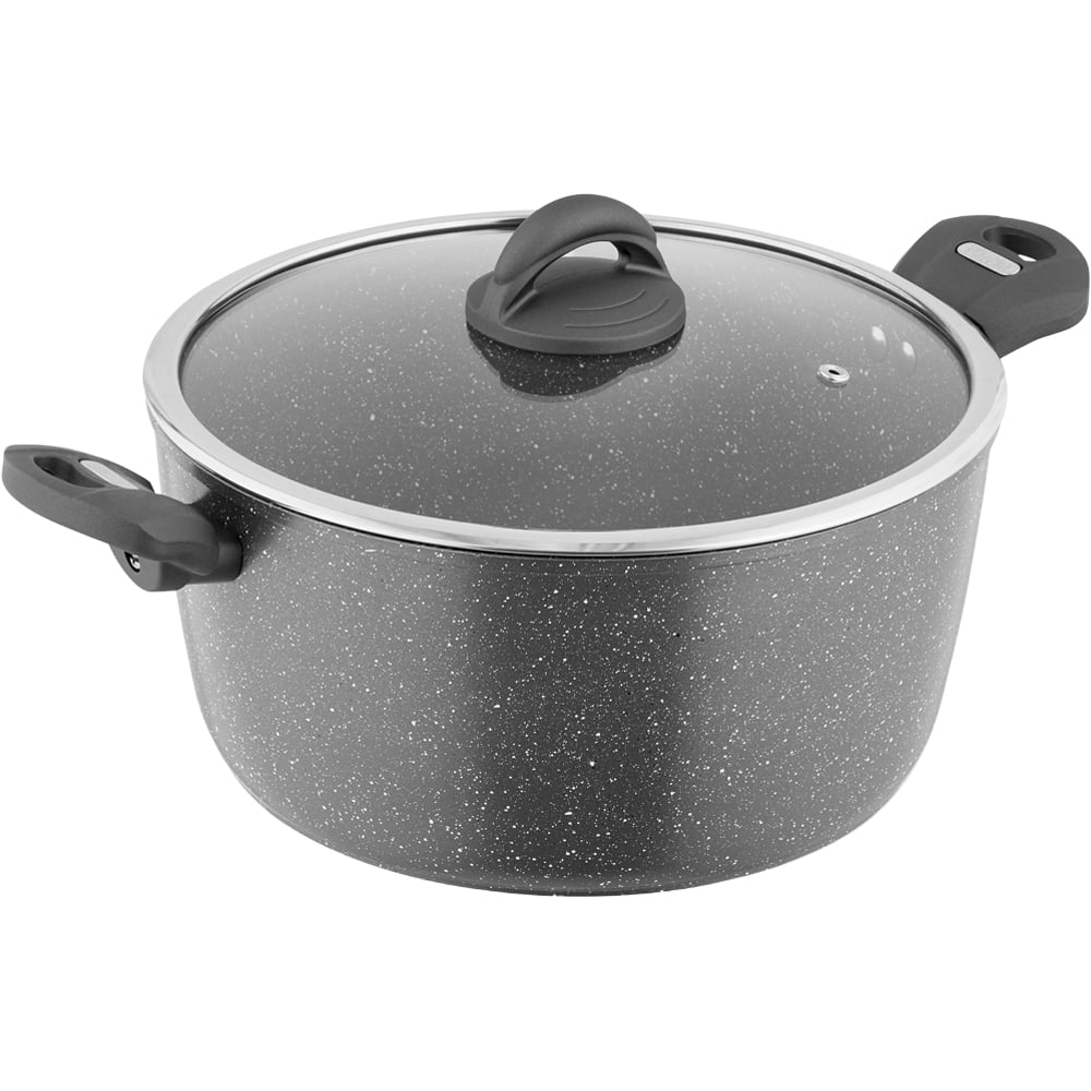 Tower Cerastone Grey 28cm Casserole Image 1