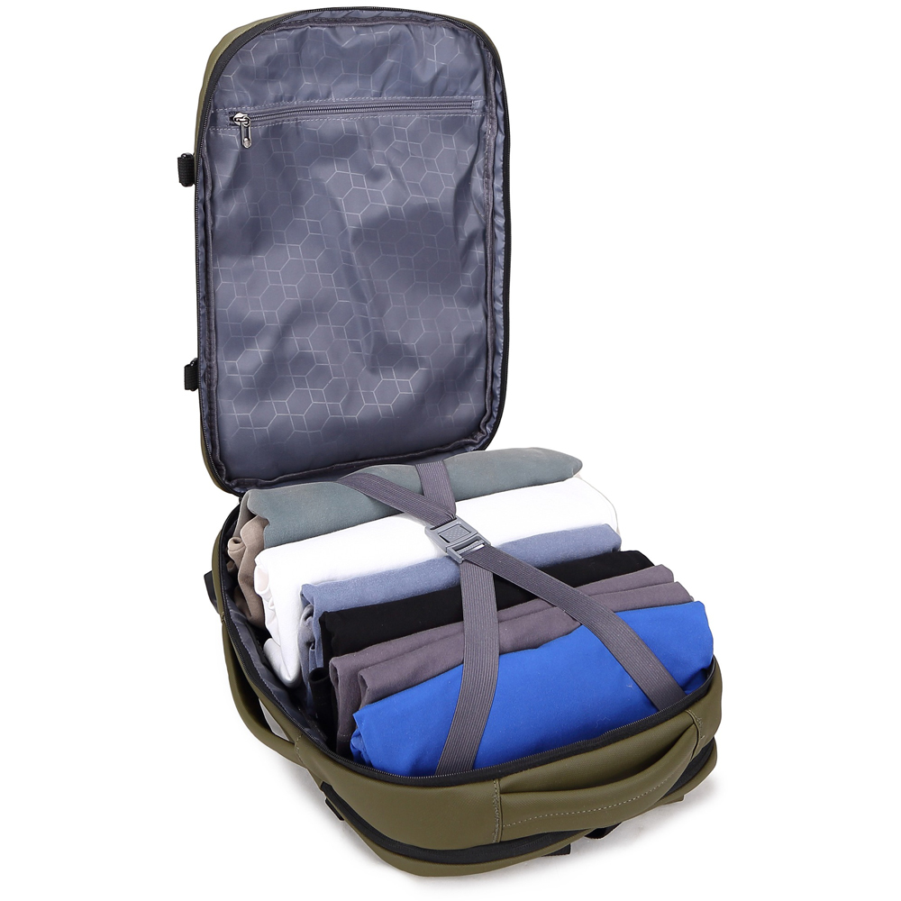 A2B Pioneer 20L Green Weatherproof RyanAir Onboard Underseat Backpack Image 9