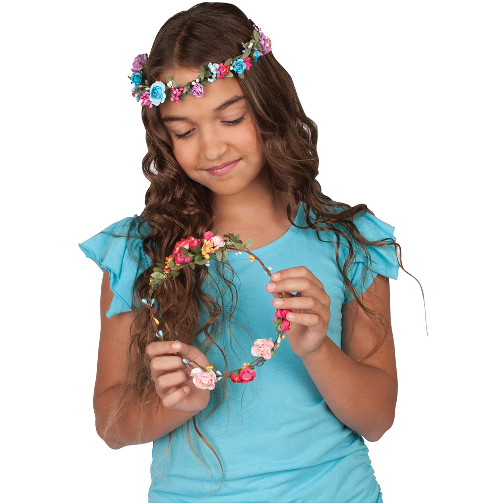 Creativity For Kids Multicolour Flower Crowns Craft Kit Image 5