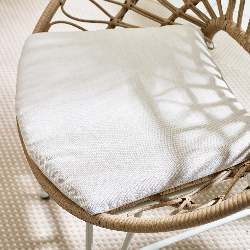 Furniturebox Patras 2 Seater Rattan Outdoor Bistro Set Light Brown Image 3