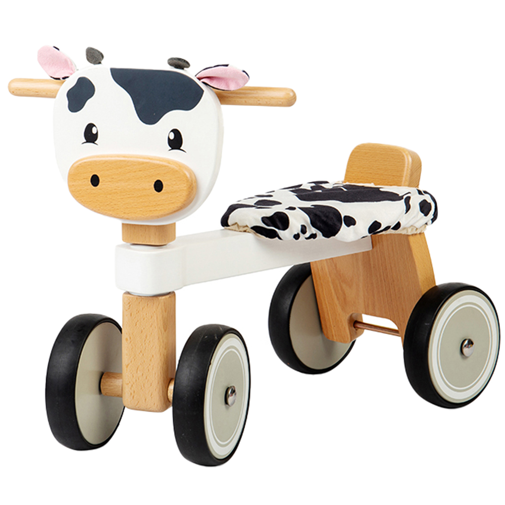 Bigjigs Toys Wooden Cow Ride On Image 1