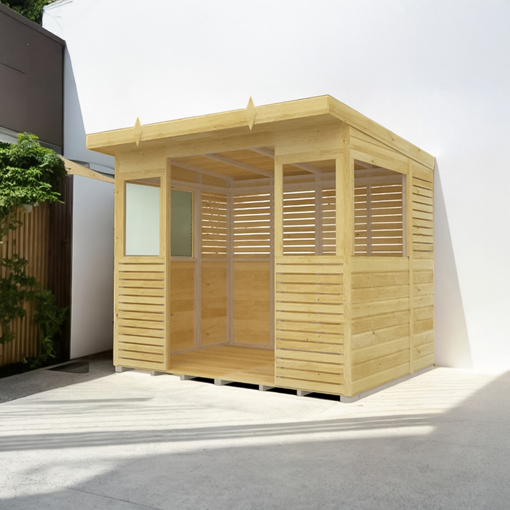 DIY Sheds 8 x 6ft Pressure Treated Tongue and Groove Timber Outdoor Kitchen Shelter Image 2