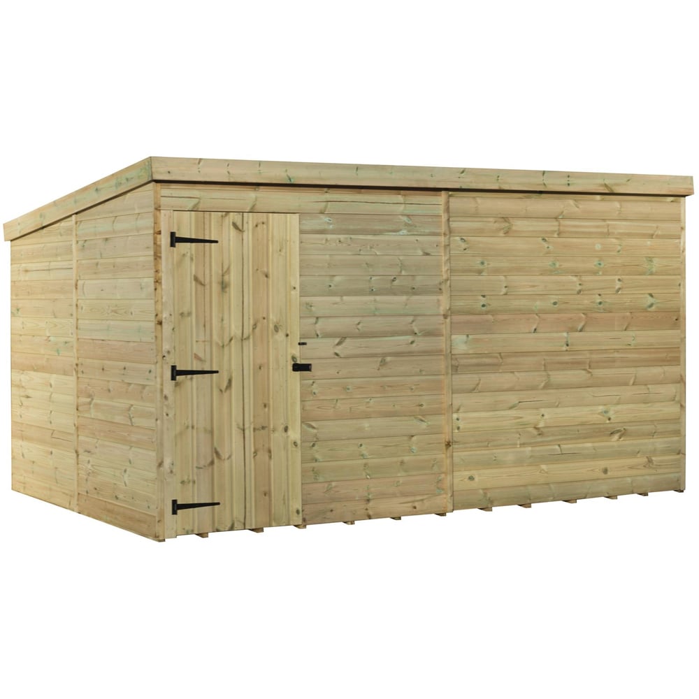 Empire Sheds 1000 10 x 7ft Tongue and Groove Pent Garden Shed Image 1