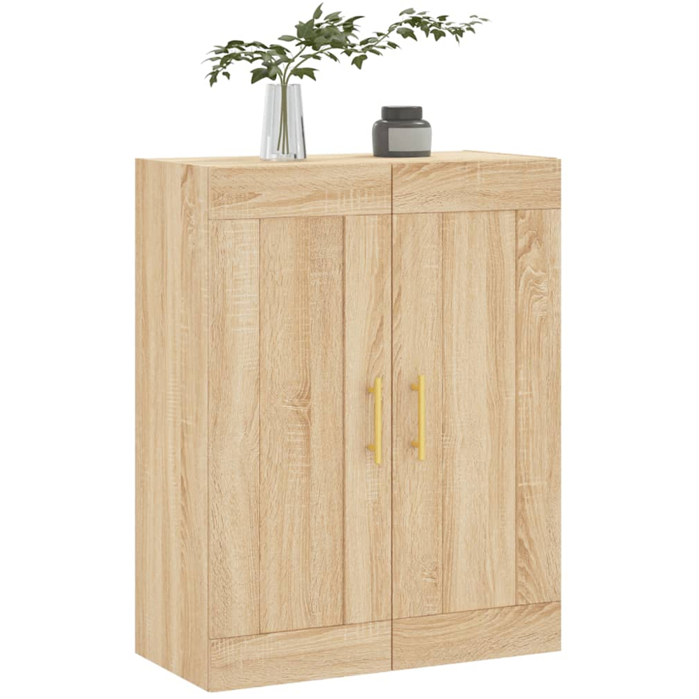 vidaXL 2 Door Sonoma Oak Wall Mounted Cabinet Image 4