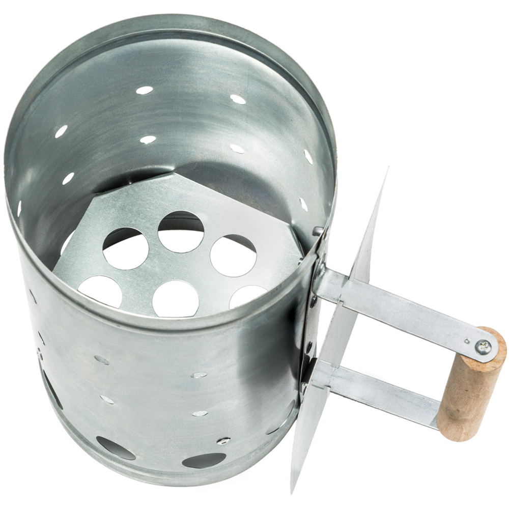 tectake Silver BBQ Firestarter with Heat Shield Image 3