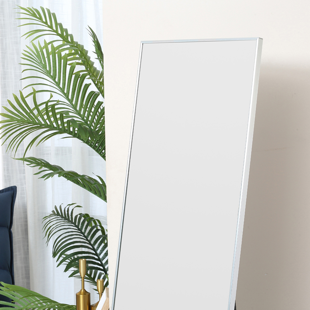 Portland Black Frame Full Length Mirror 40 x 160cm Image 4